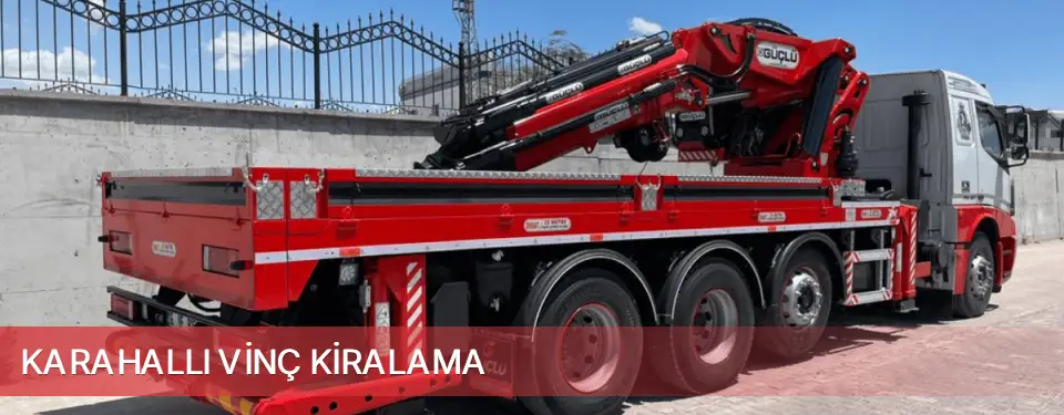 Karahallı İlçemi Vinç Kiralama